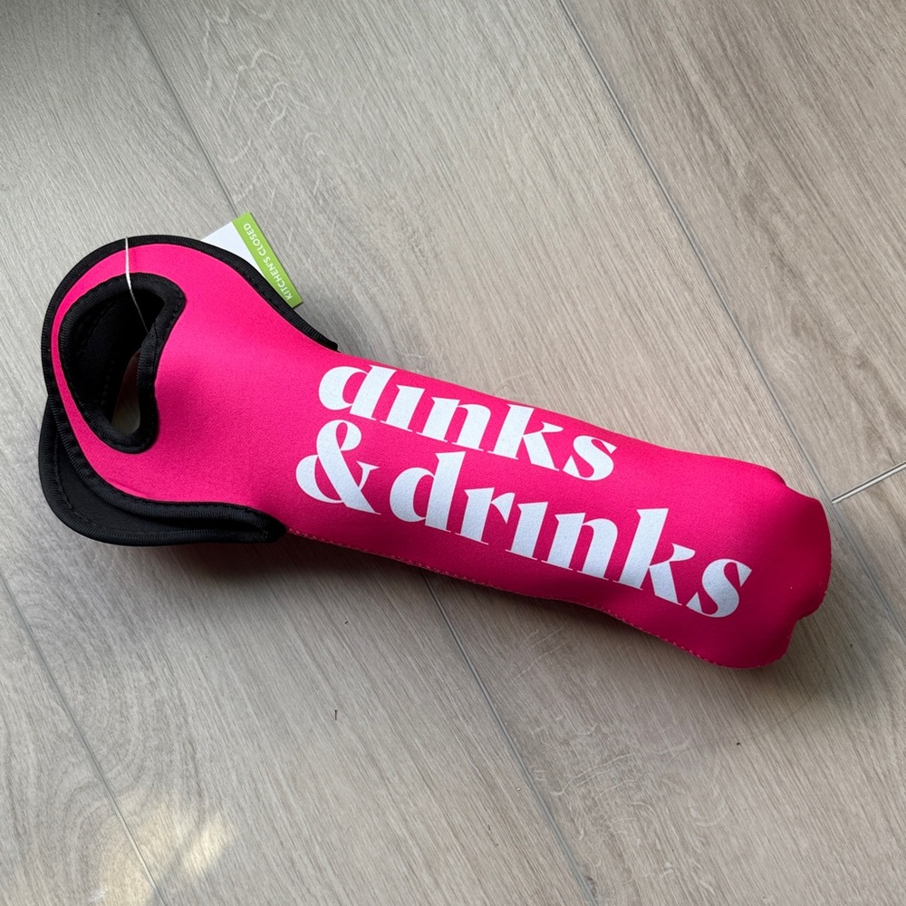 Pickleball neoprene ball / wine bag with 3 balls